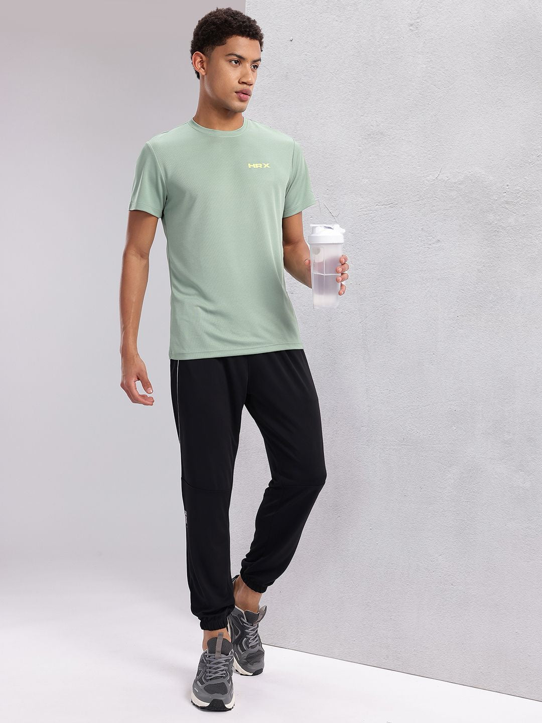 HRX by Hrithik Roshan Typography Print Rapid-Dry Running T-shirt