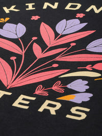 DILLINGER Printed Drop-Shoulder Sleeves Oversized Pure Cotton T-shirt