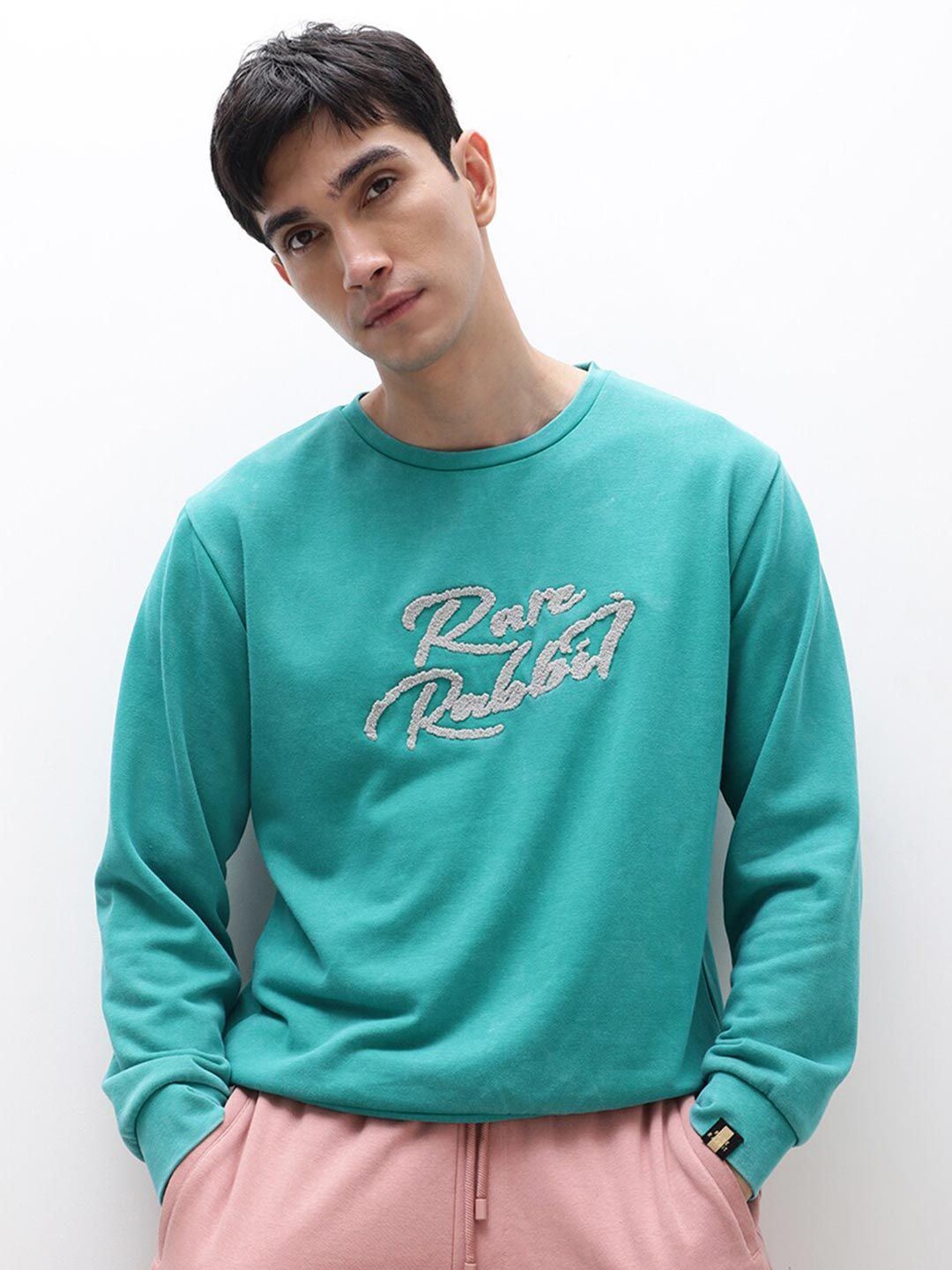 RARE RABBIT Men Fern Slim Fit Sweatshirt