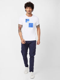 SPYKAR Graphic Printed Slim Fit Cotton Casual T-Shirt