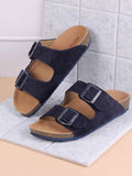 Metro Women Open Toe Flats with Buckles