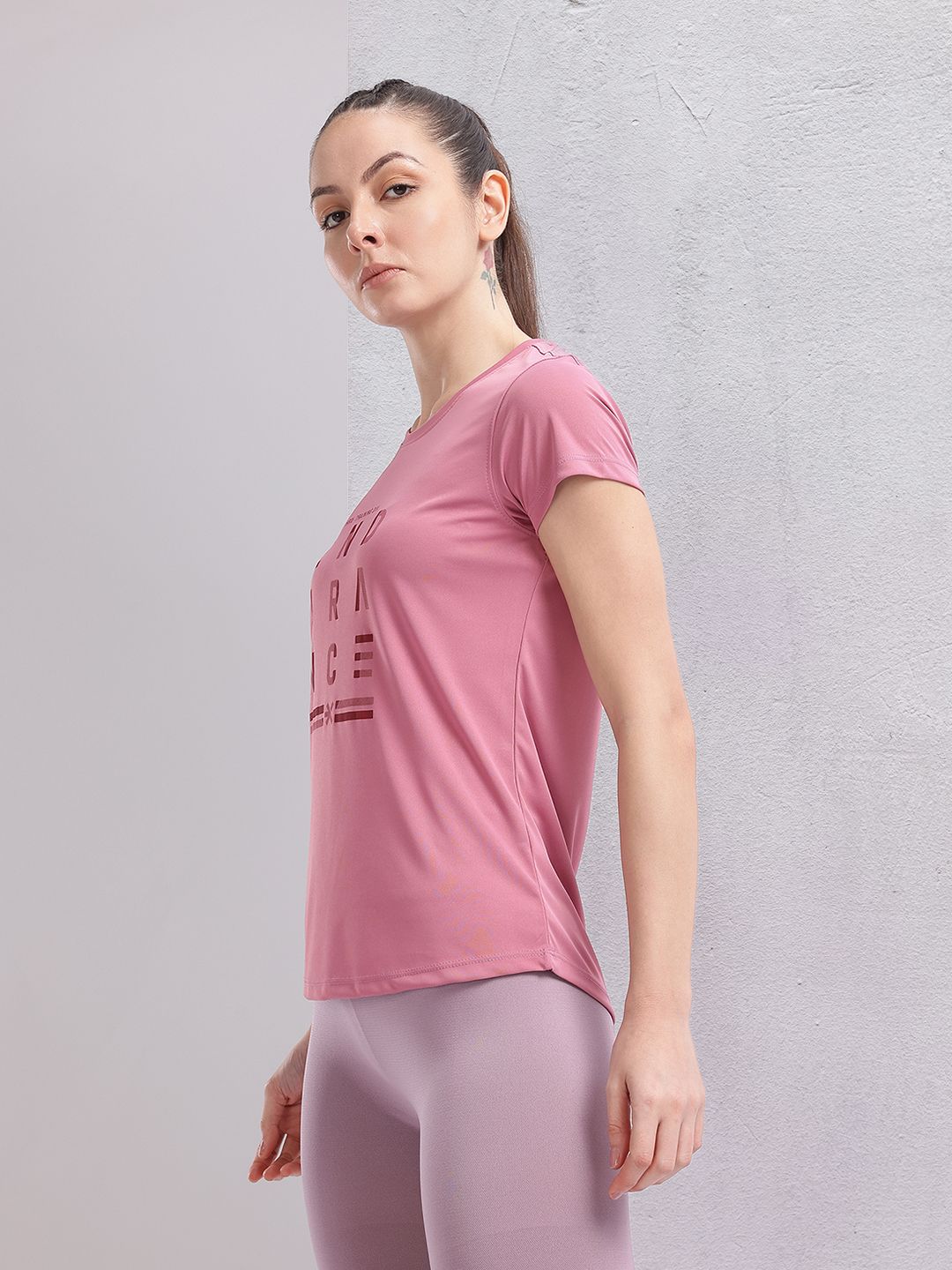 HRX by Hrithik Roshan Women Printed Rapid-Dry Training T-shirt