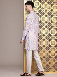 House of Pataudi Floral Printed Jashn Kurta
