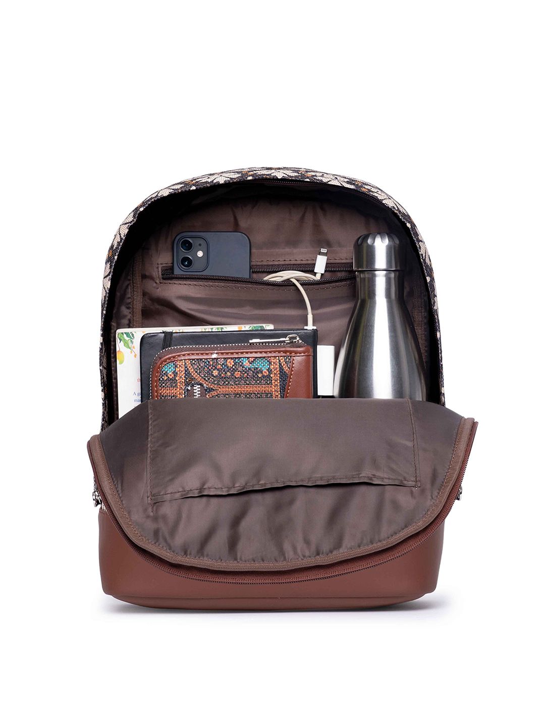 ZOUK Women Ethnic Motifs Printed Backpack