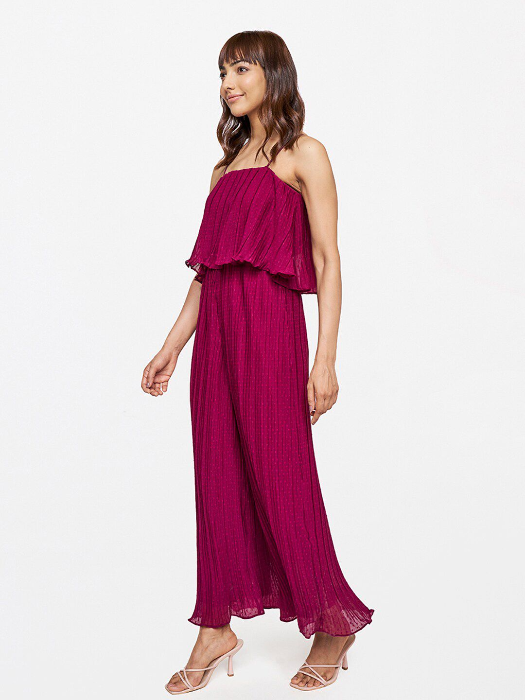 AND Red Basic Jumpsuit