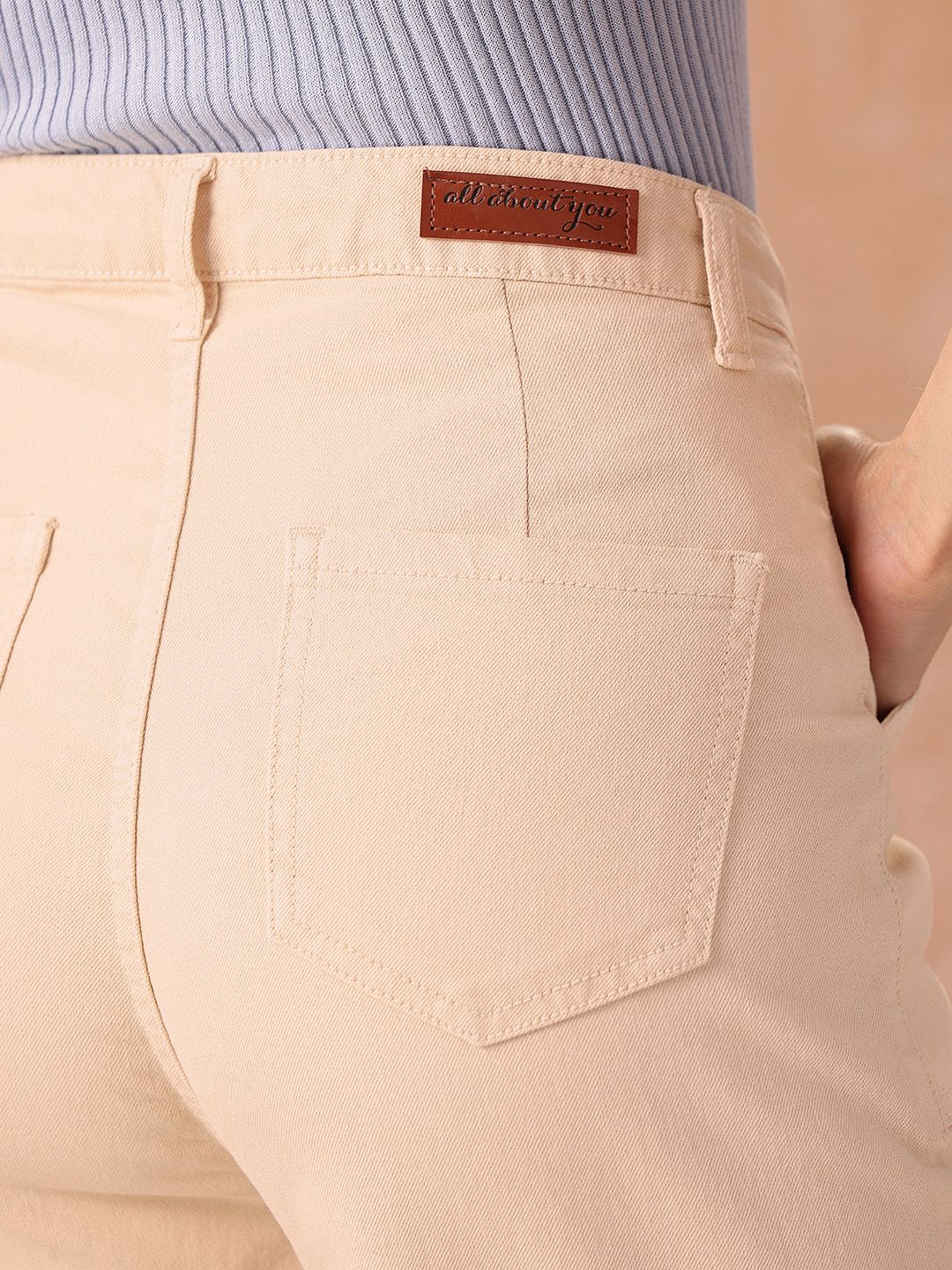 all about you Women Wide Leg High-Rise Stretchable Jeans