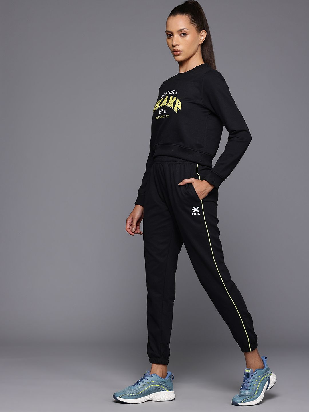 HRX by Hrithik Roshan Women Printed Lifestyle Tracksuit