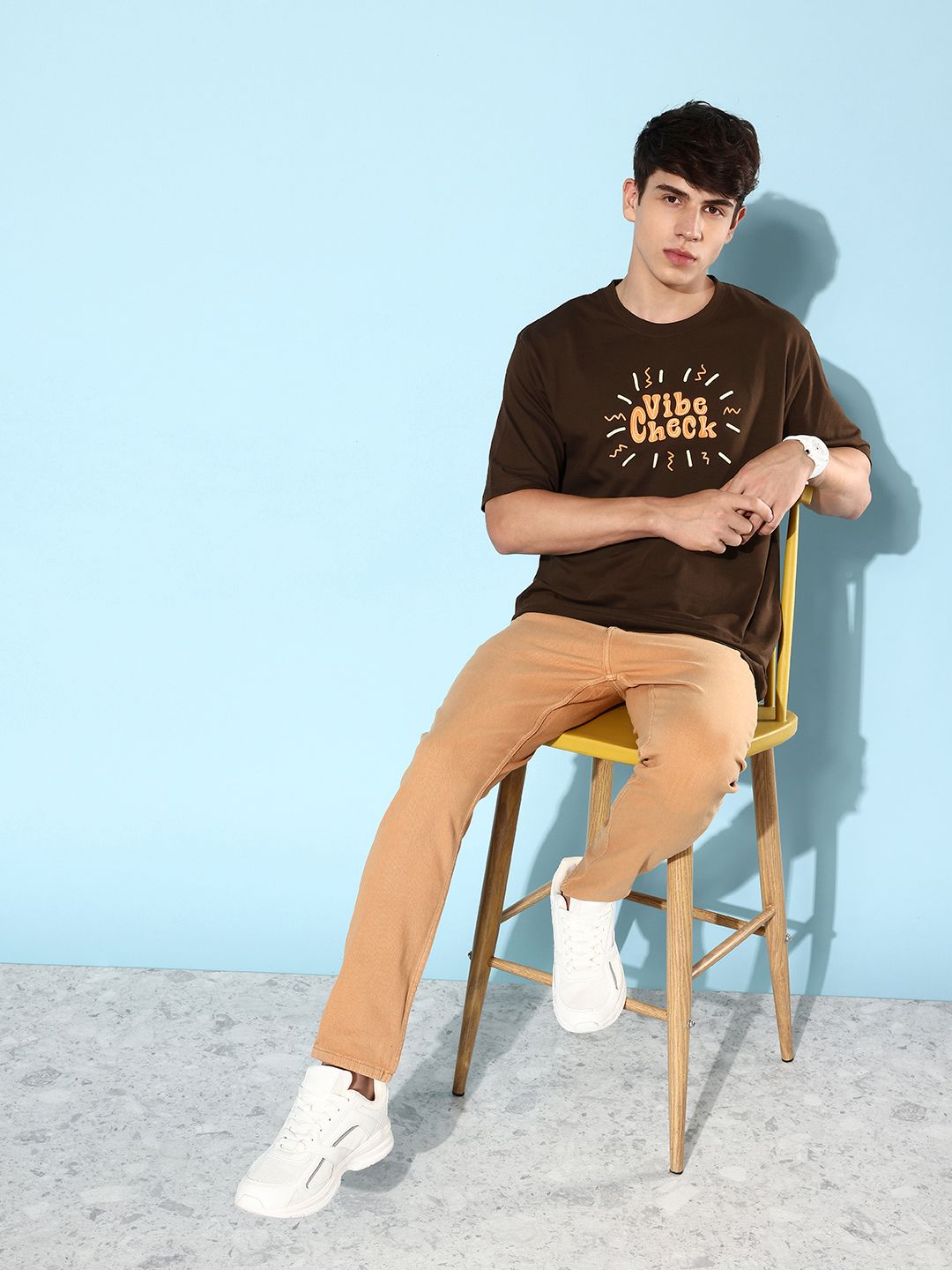 DILLINGER Men Printed Pure Cotton Oversize T-shirt