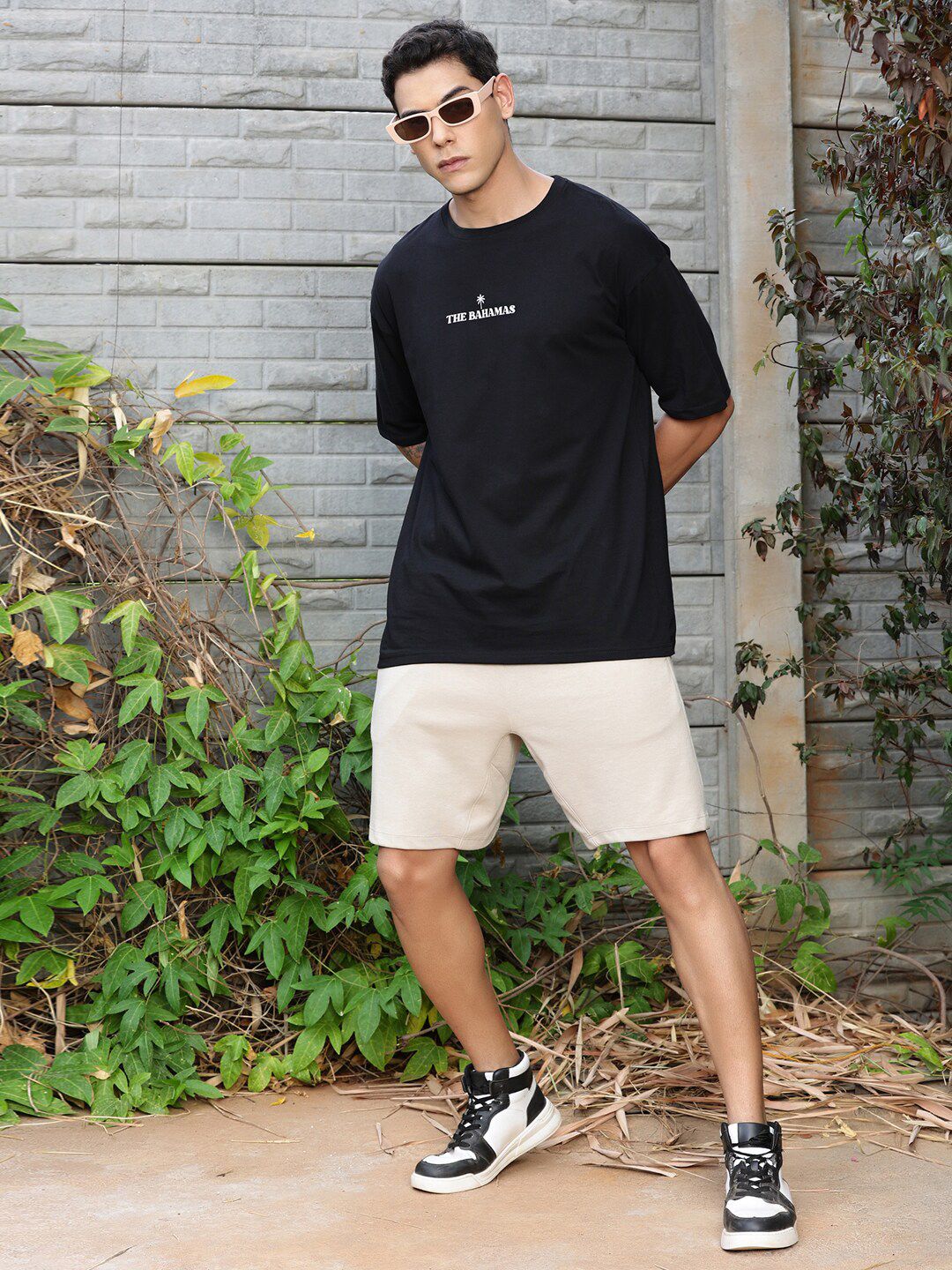 Thomas Scott Typography Printed Cotton T-Shirt