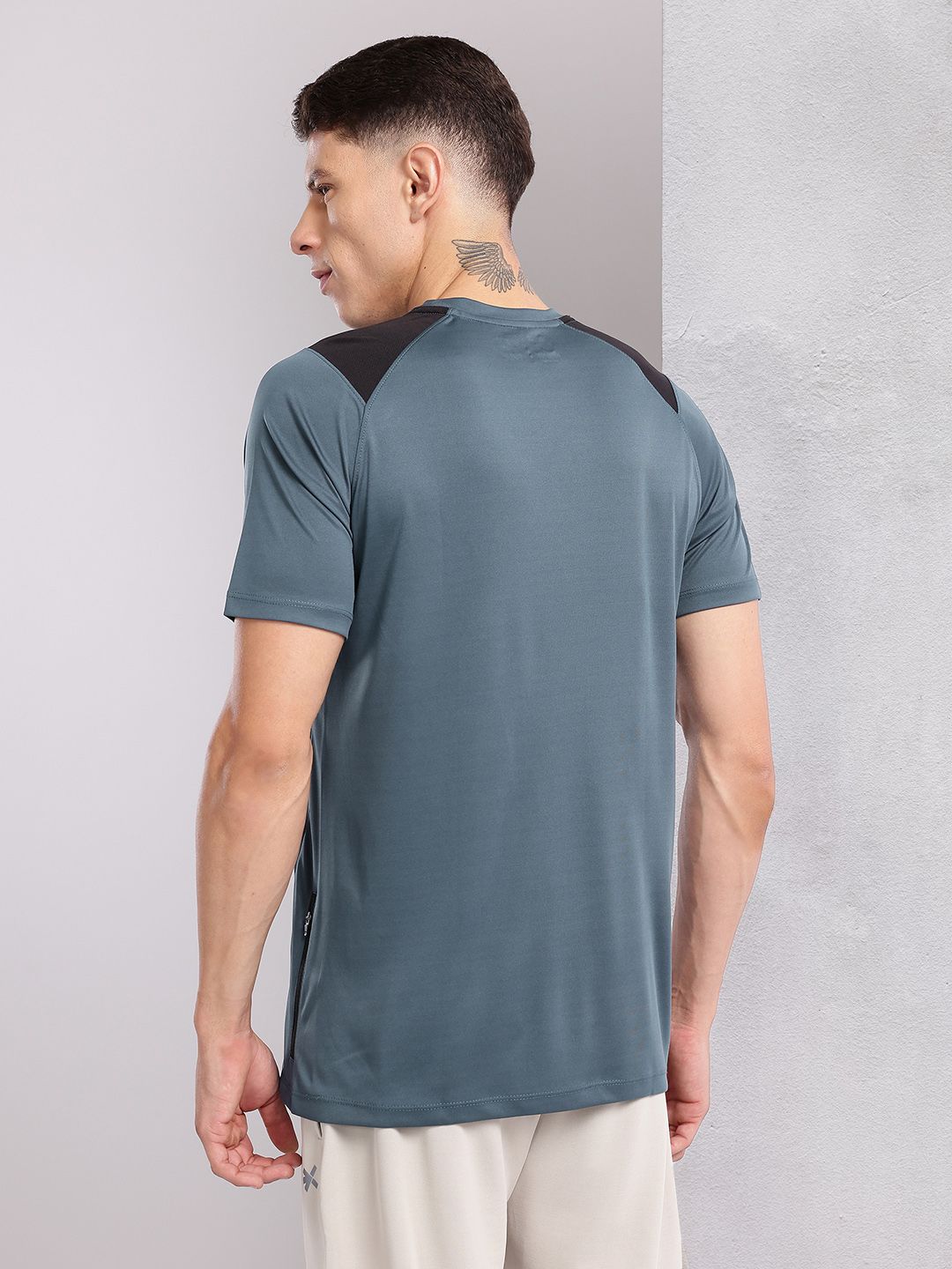 HRX by Hrithik Roshan Brand Logo Print Training T-shirt