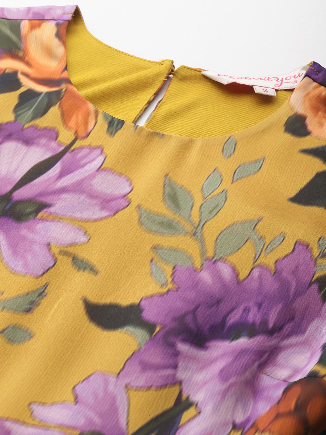 all about you Floral Print A-Line Mini Dress