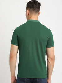 THE BEAR HOUSE Polo Collar Short Sleeves Slim Fit T-shirt