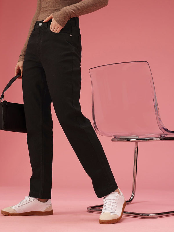 DressBerry Women Boyfriend Fit High-Rise Stretchable Jeans