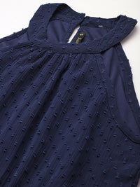 DressBerry Dobby A-Line Midi Dress