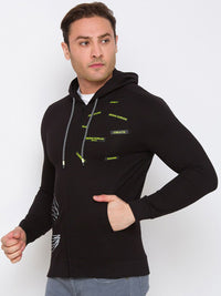 Being Human Printed Hooded Sweatshirt