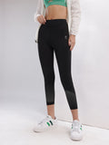 HRX by Hrithik Roshan Brand Logo Detail Rapid-Dry Cropped Lifestyle Tights