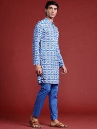 Anouk Printed Regular Pure Cotton Kurta with Trousers