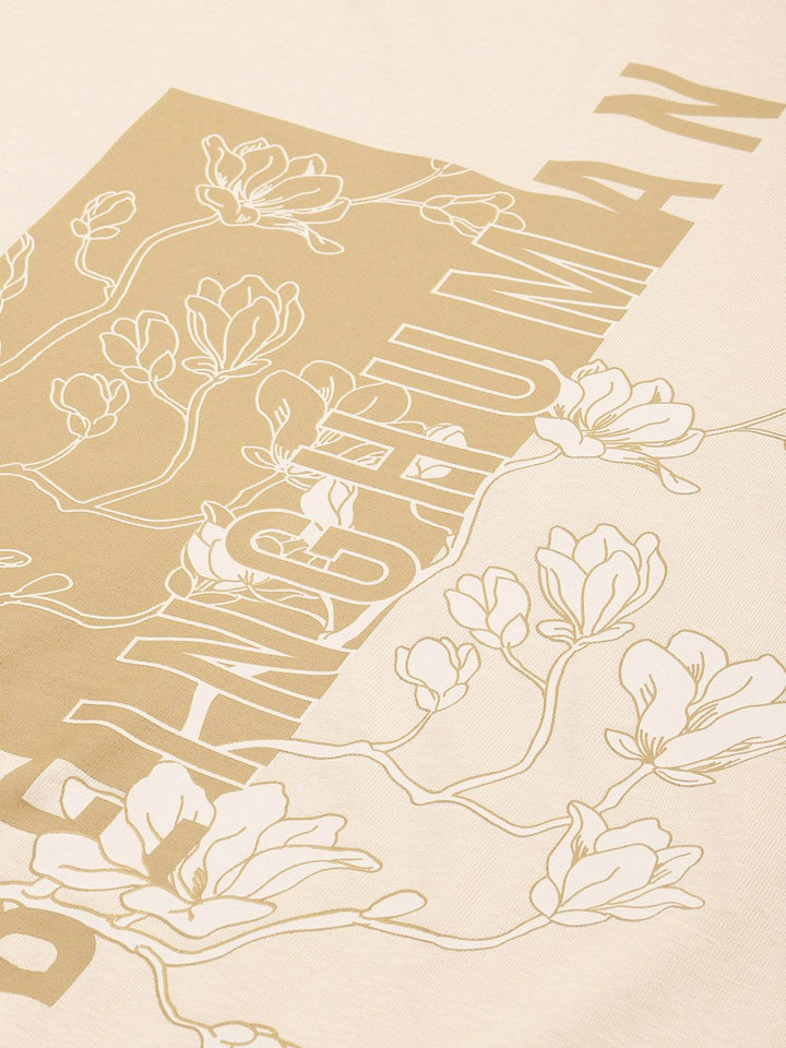 Being Human Graphic Printed Pure Cotton Slim Fit T-shirt