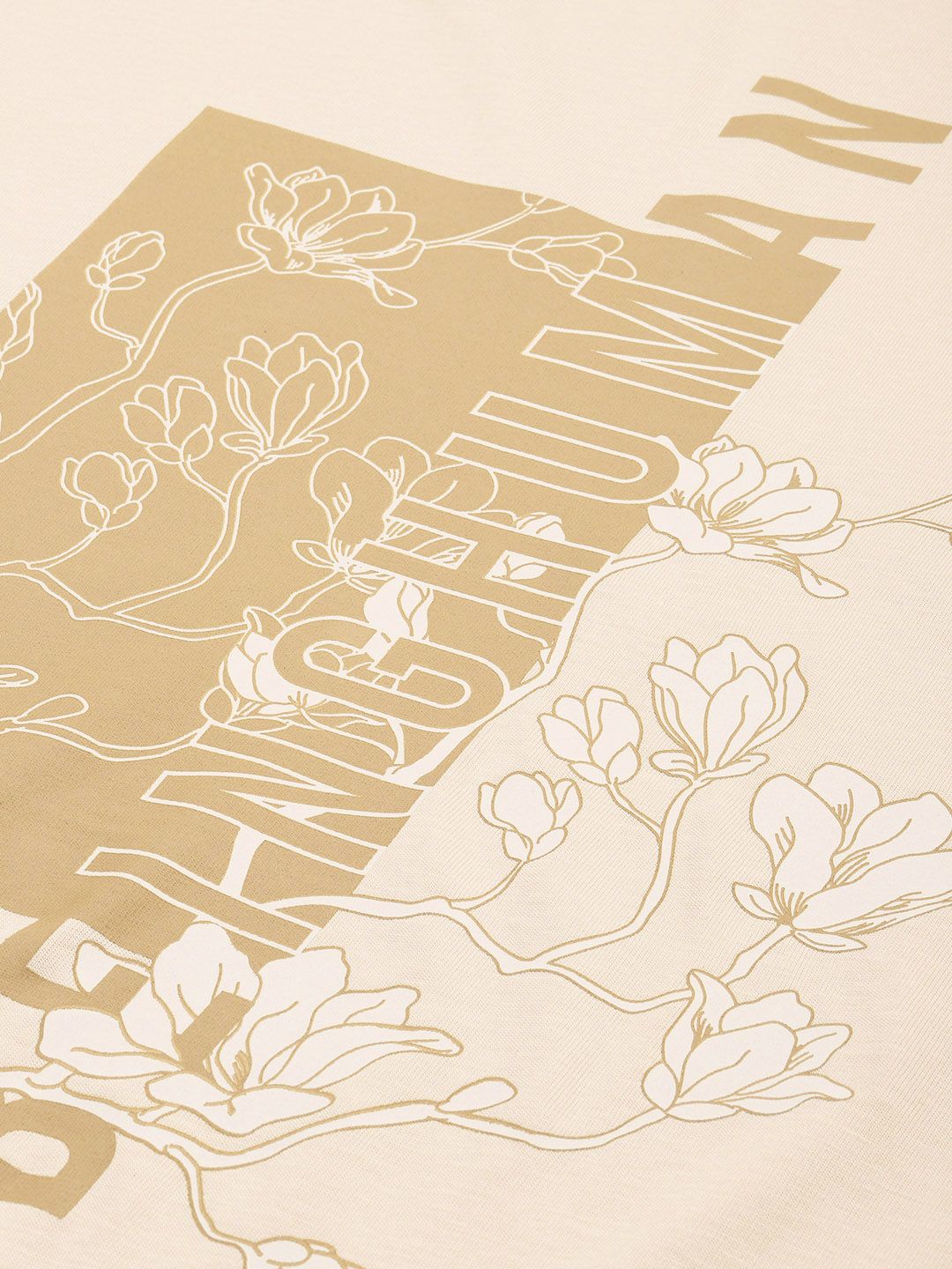 Being Human Graphic Printed Pure Cotton Slim Fit T-shirt