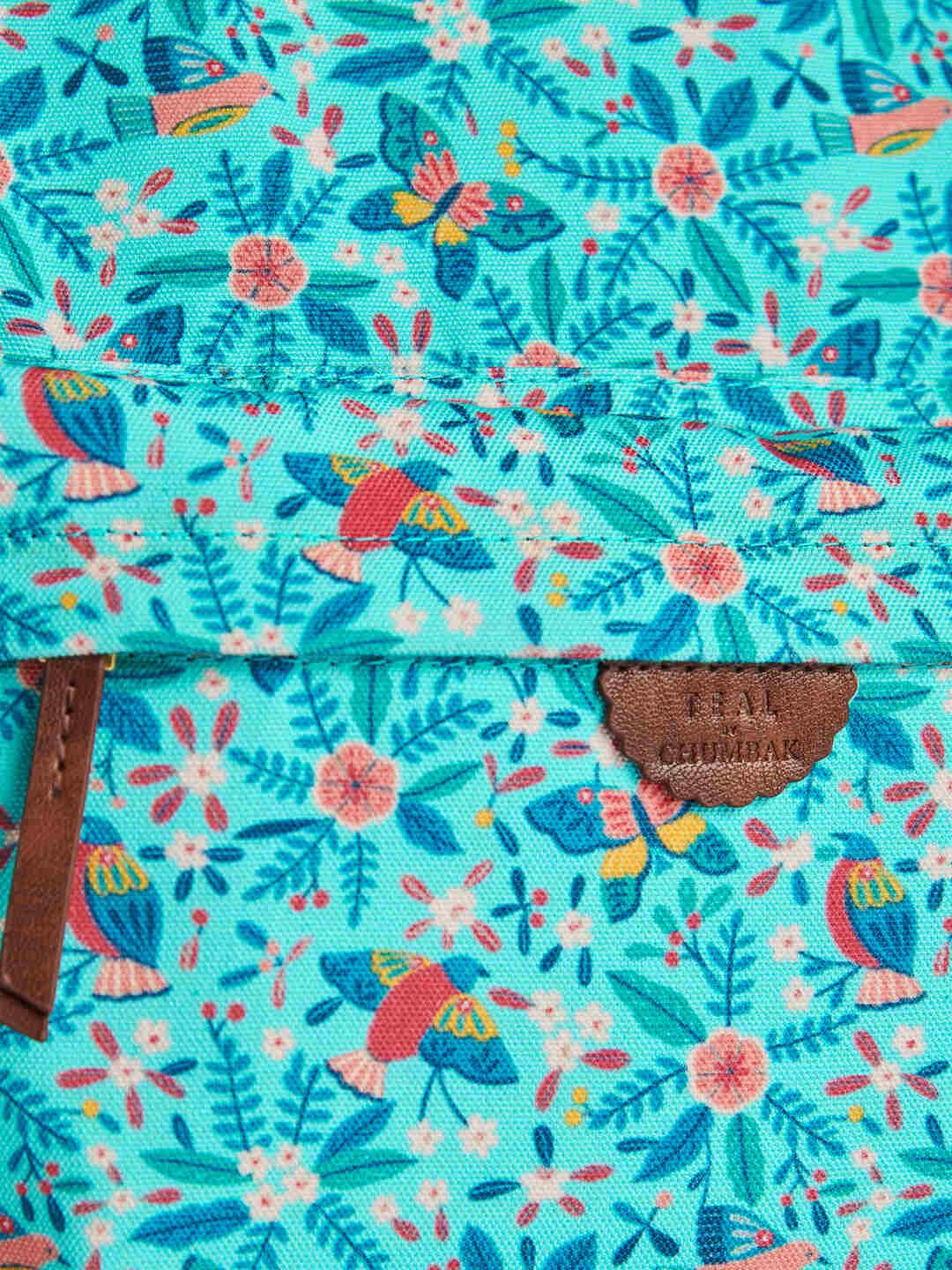 TEAL BY CHUMBAK Women Floral Printed Backpack