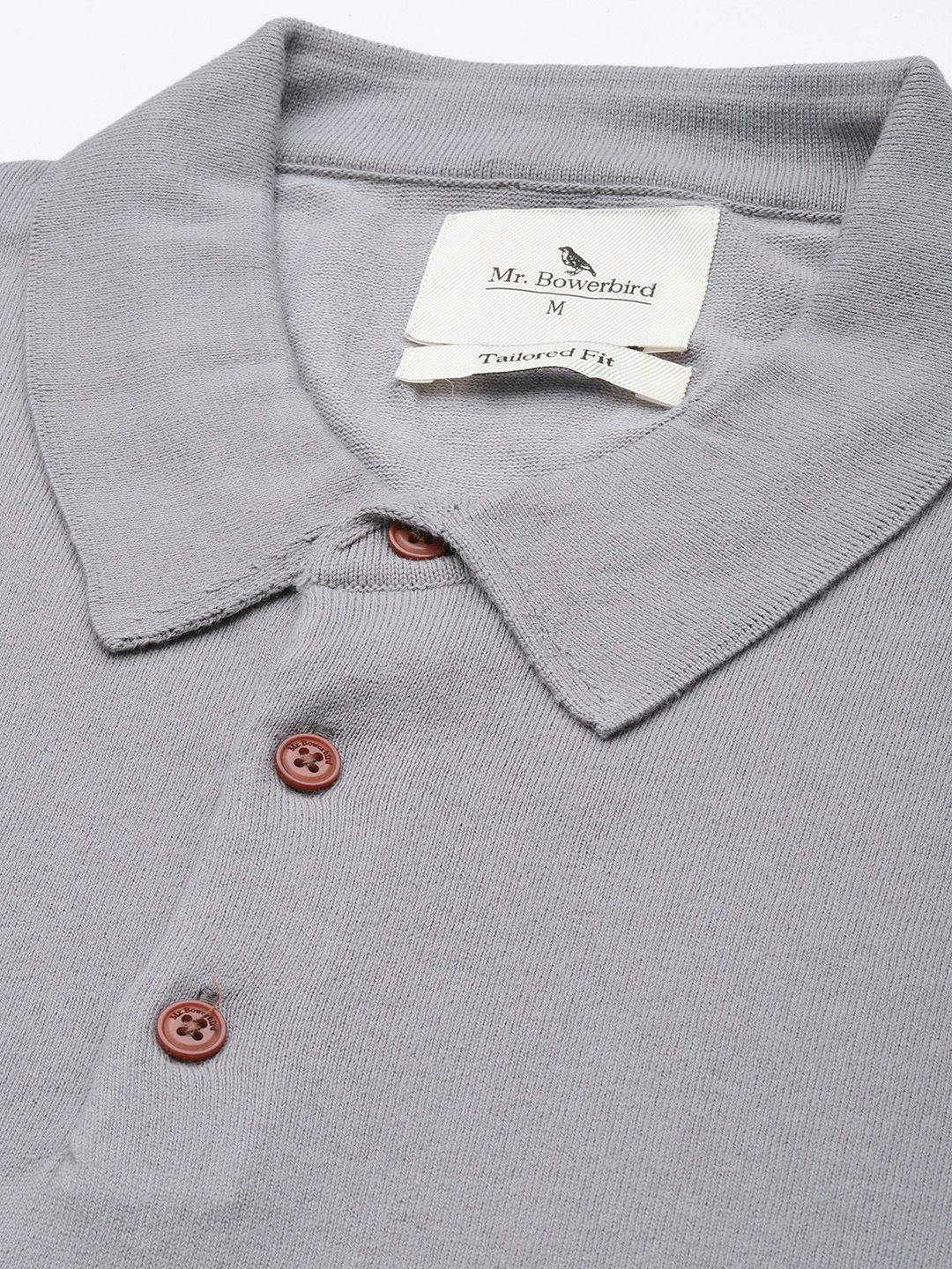 Mr Bowerbird Polo Collar Pullover