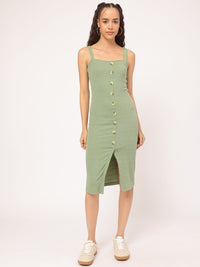 DressBerry Cool Matcha Soft Grunge Sheath Dress