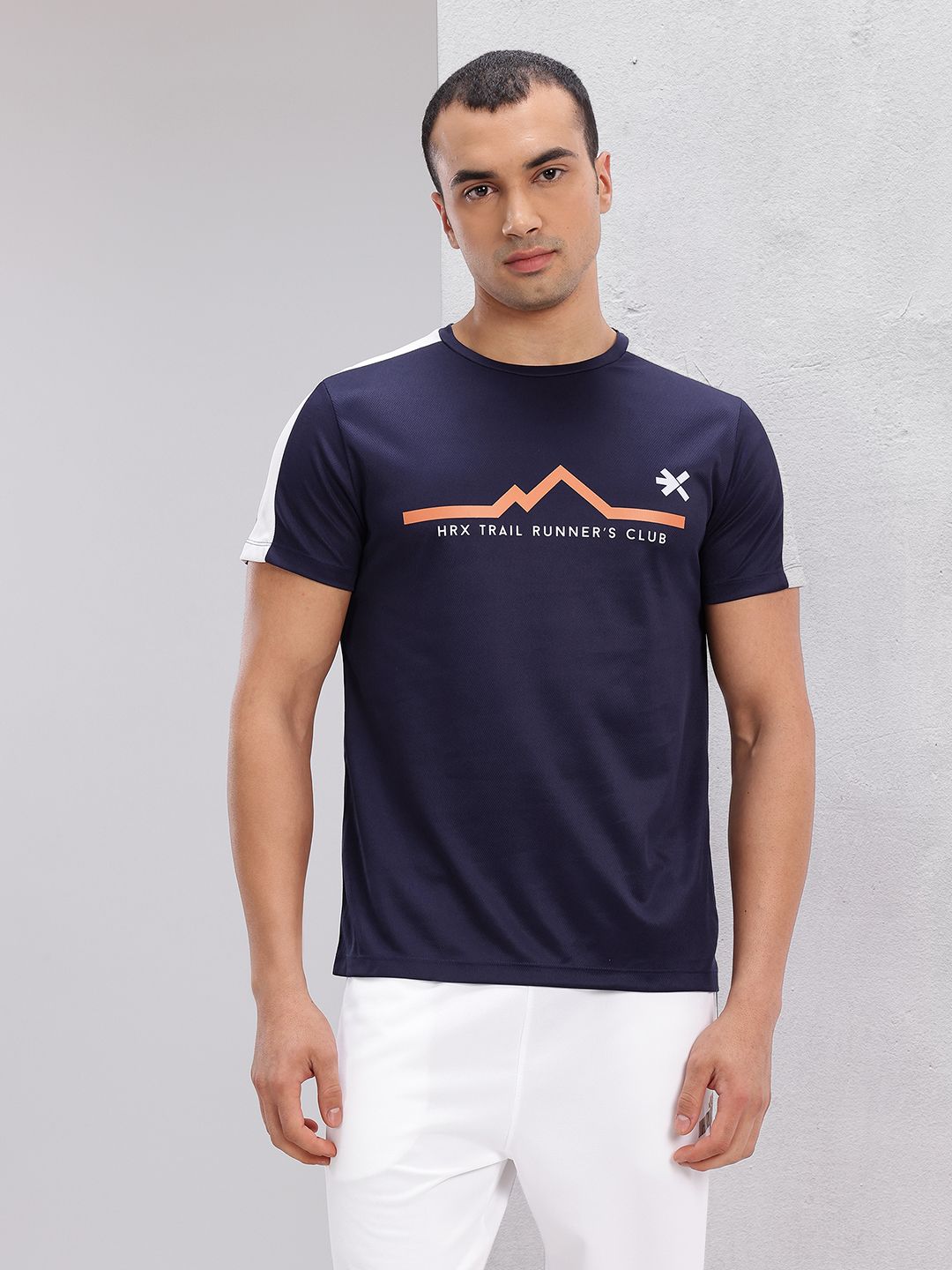 HRX by Hrithik Roshan Typography Printed Rapid-Dry Running T-shirt