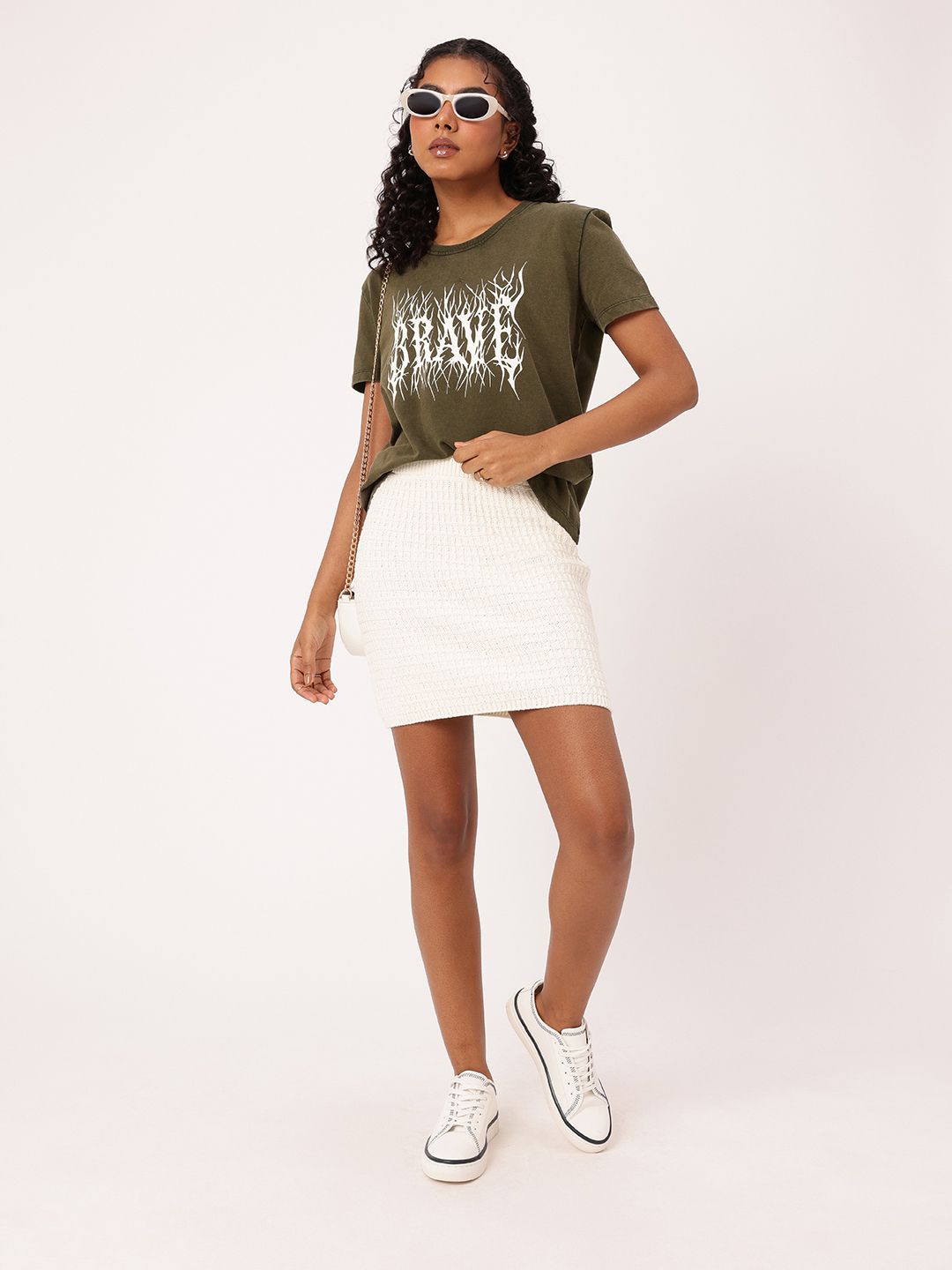 DressBerry City Daring Printed Casual T-shirt