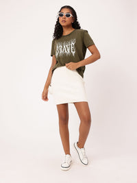 DressBerry City Daring Printed Casual T-shirt