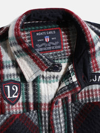 Monte Carlo Boys Checked Textured Shirt