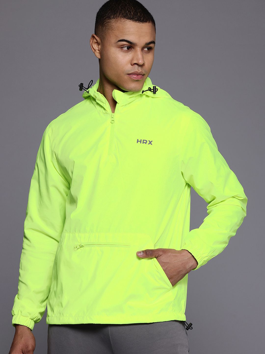 HRX by Hrithik Roshan Rapid-Dry Running Tailored Jacket