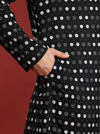 Anouk Printed Regular Pure Cotton Kurta with Trousers