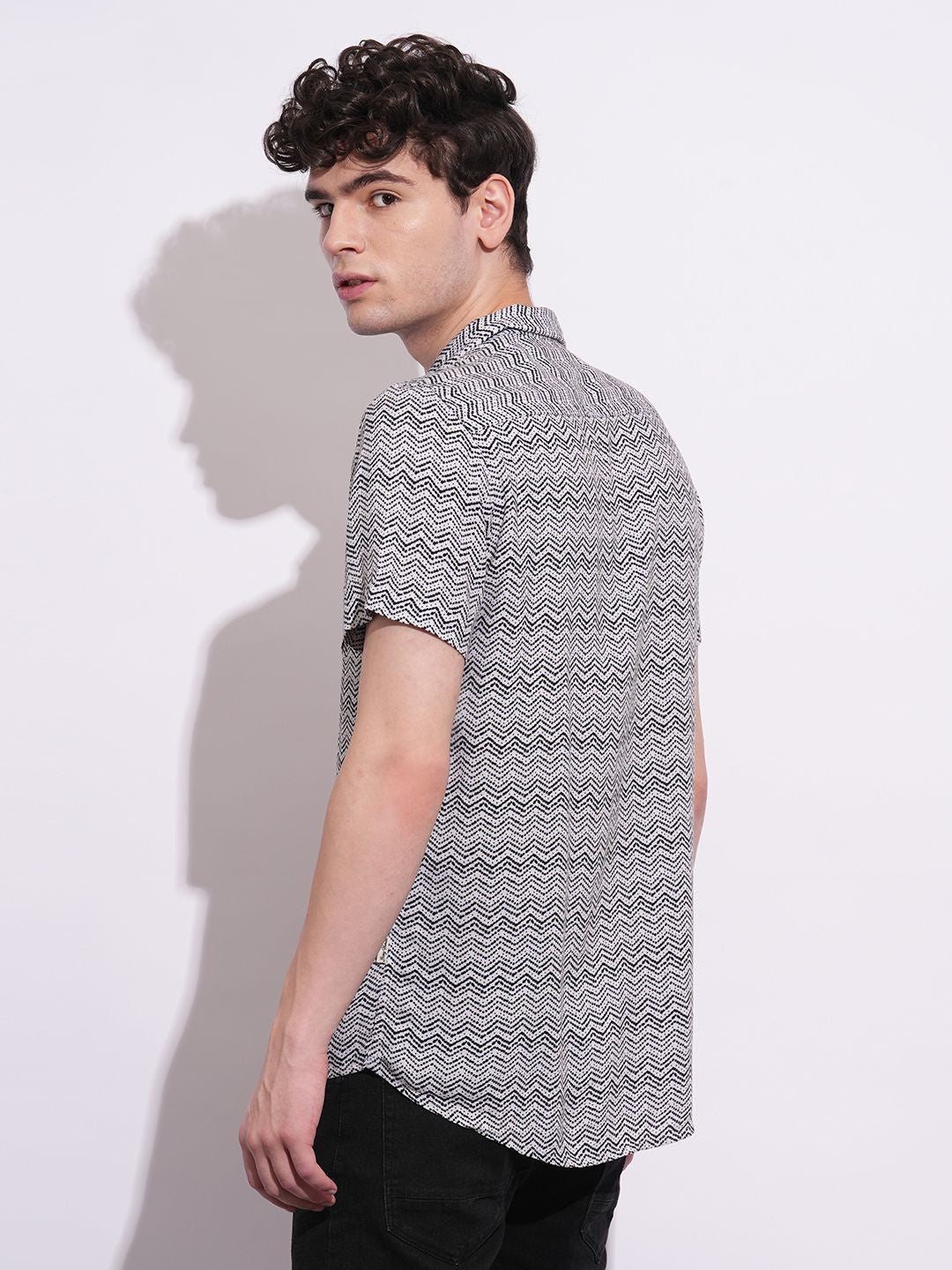 Being Human Men Classic Opaque Printed Casual Shirt