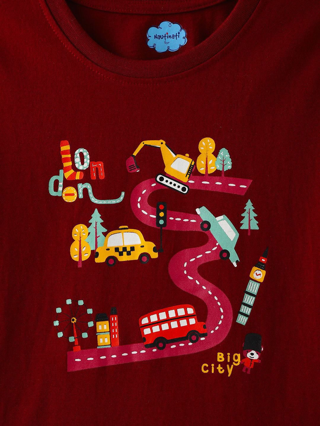 Nauti Nati Boys 2 Printed Bio Finish T-shirt