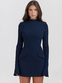 DressBerry Women Solid Bodycon Above Knee Dress