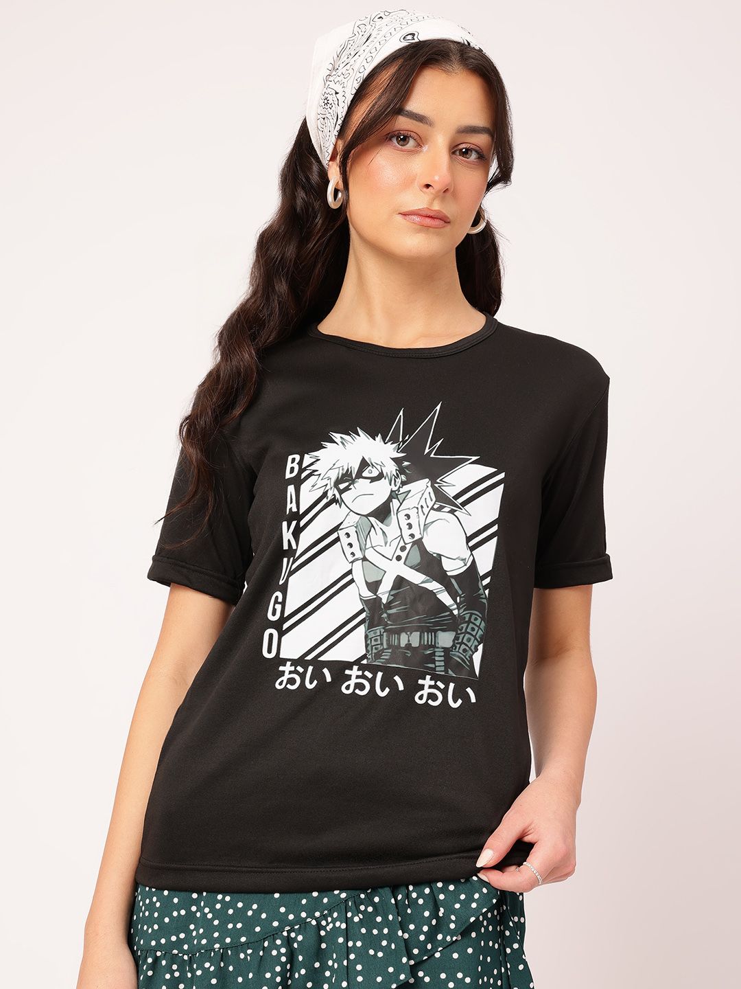 DressBerry Cultural Canvas Printed T-shirt