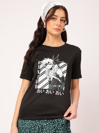 DressBerry Cultural Canvas Printed T-shirt