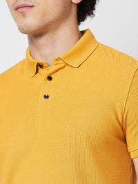 SPYKAR Polo Collar Cotton Slim Fit T-shirt