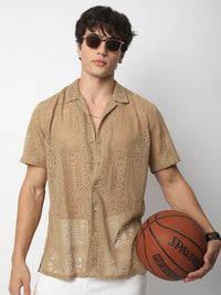 VASTRADO Men Classic Opaque Pure Cotton Casual Shirt