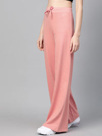 SASSAFRAS Women Wide Leg Cotton Track Pants