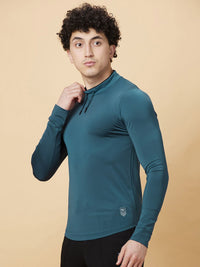 Being Human Men Henley Neck Pockets T-shirt
