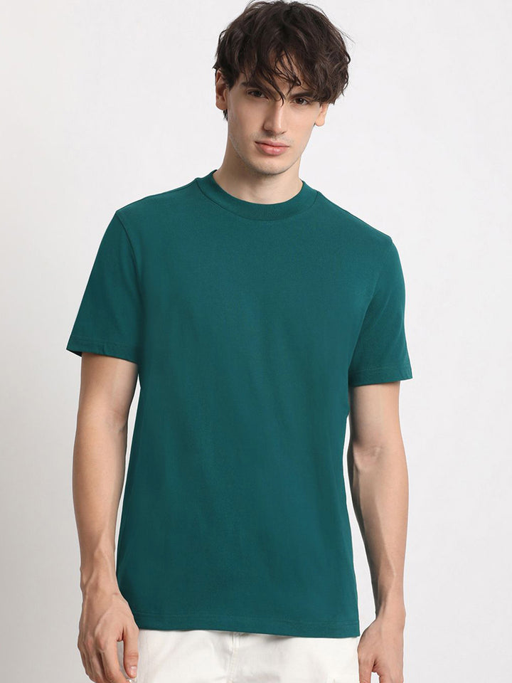 THE BEAR HOUSE Round Neck Pure Cotton Regular Fit T-shirt