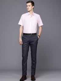 Raymond Men Textured Slim Fit Formal Trousers