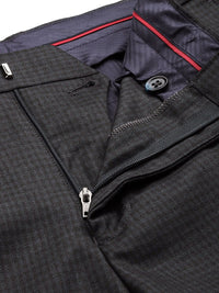 Raymond Men Checked Slim Fit Formal Trousers