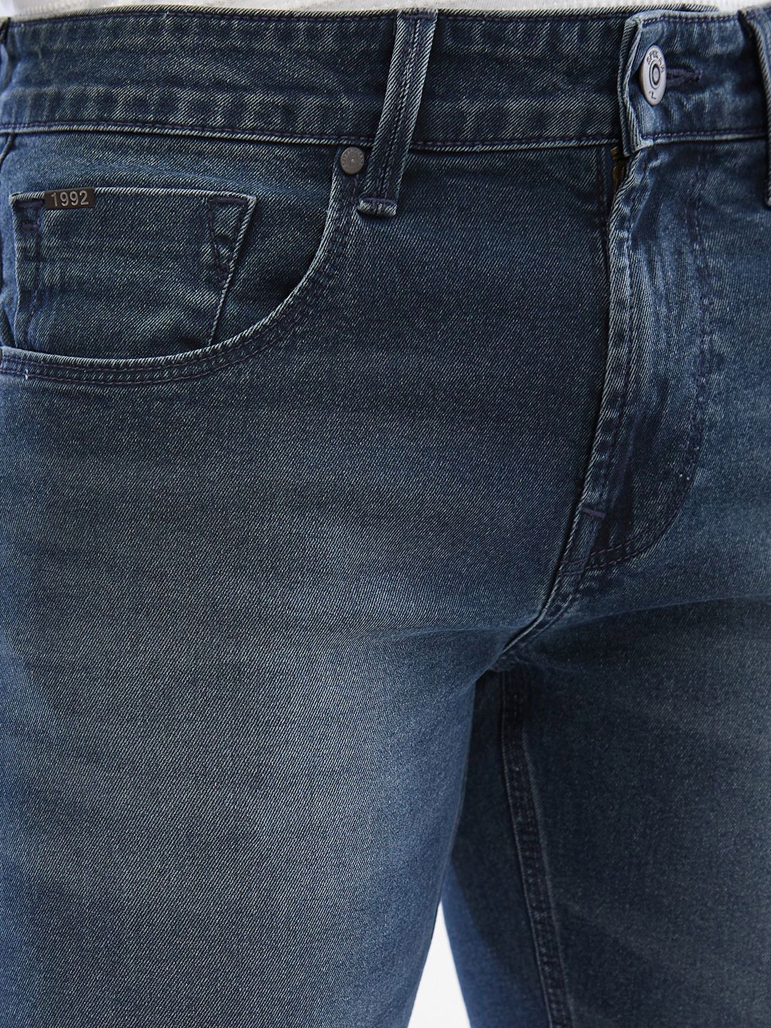 SPYKAR Men Slim Fit Low-Rise Light Fade Clean Look Stretchable Jeans