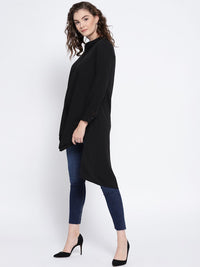 Berrylush Black High-Low Top