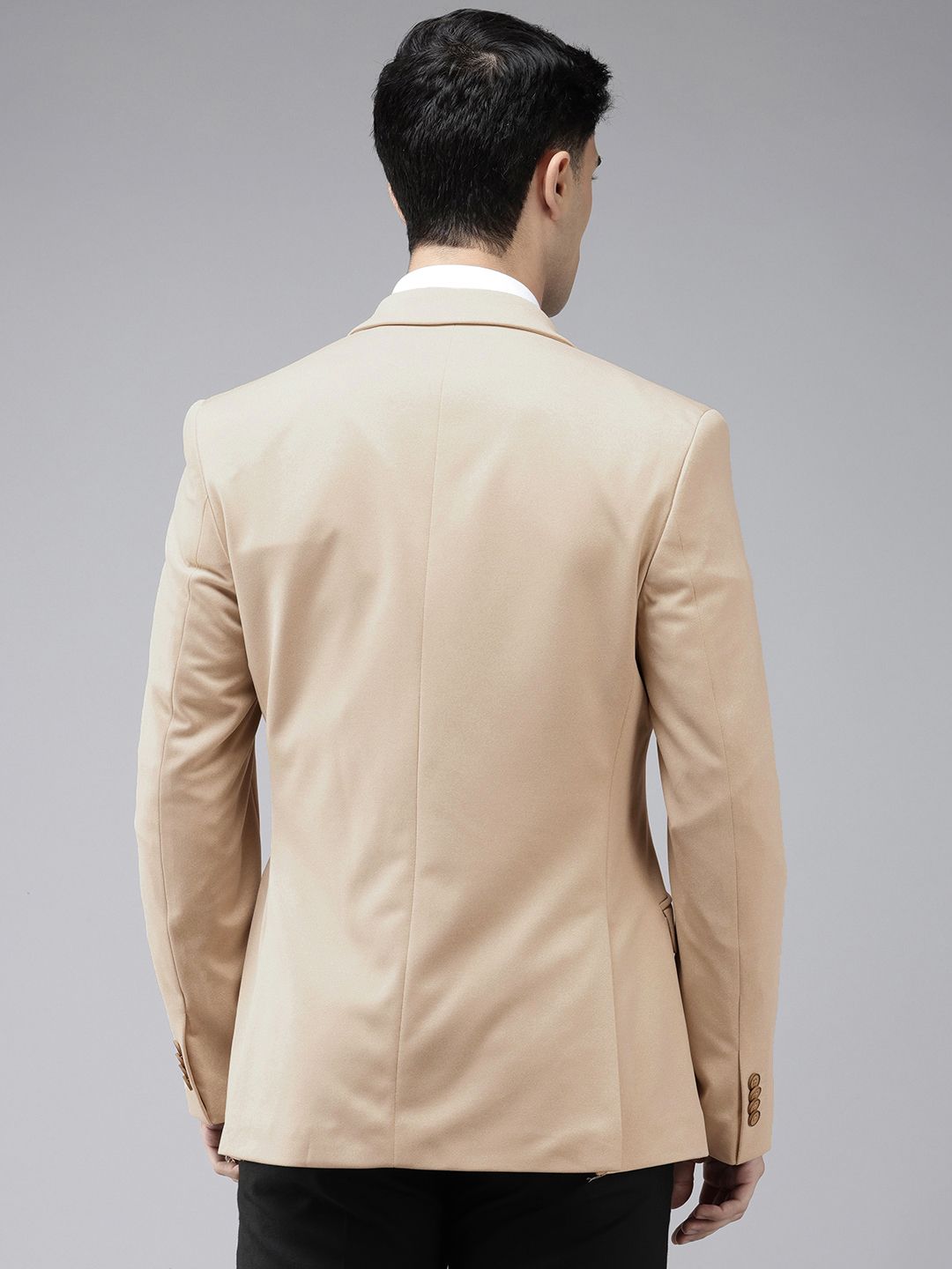 Park Avenue Single-Breasted Notched Lapel Active Fit Formal Blazer