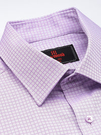 Raymond Slim Fit Micro Checks Pure Cotton Formal Shirt