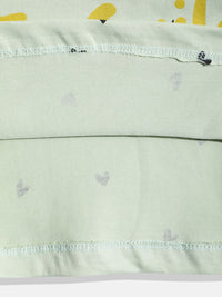 Happy Faces Girls Conversational & Typography Printed Pure Cotton T-shirt