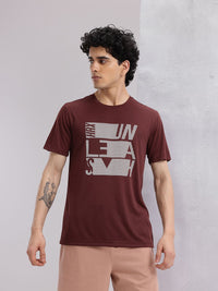 HRX by Hrithik Roshan Men Typography Printed Rapid-Dry Training T-shirt